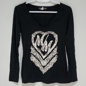 Metal Mulisha small black long sleeve shirt